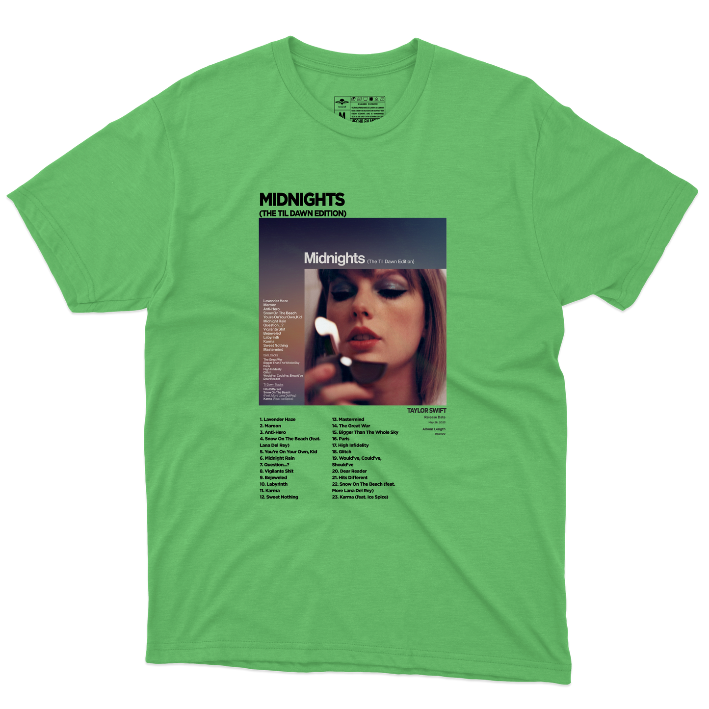 Midnights Album Playera (Corte Regular)