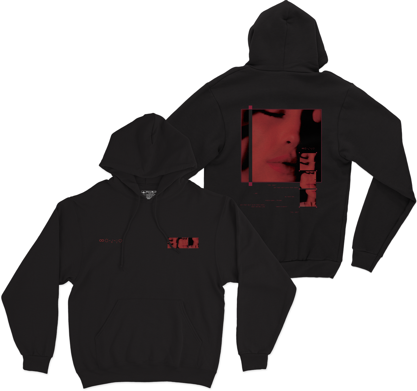 yes, and? Red Hoodie