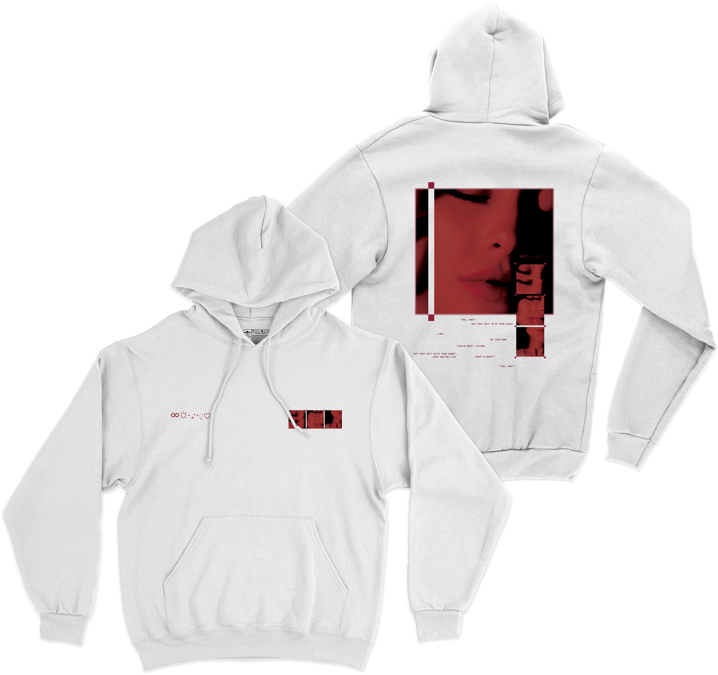 yes, and? Red Hoodie