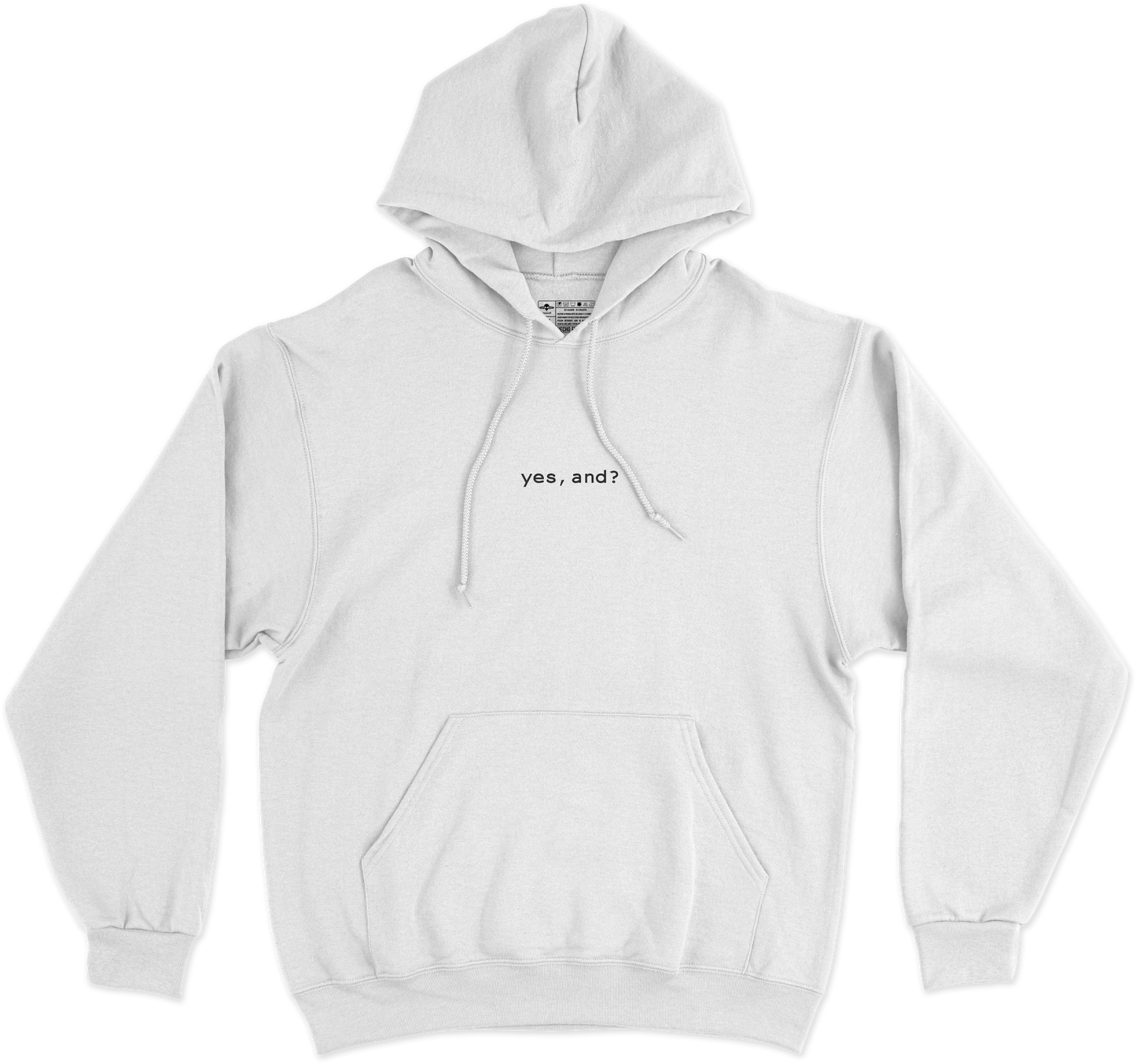 yes, and? [bordada] Hoodie