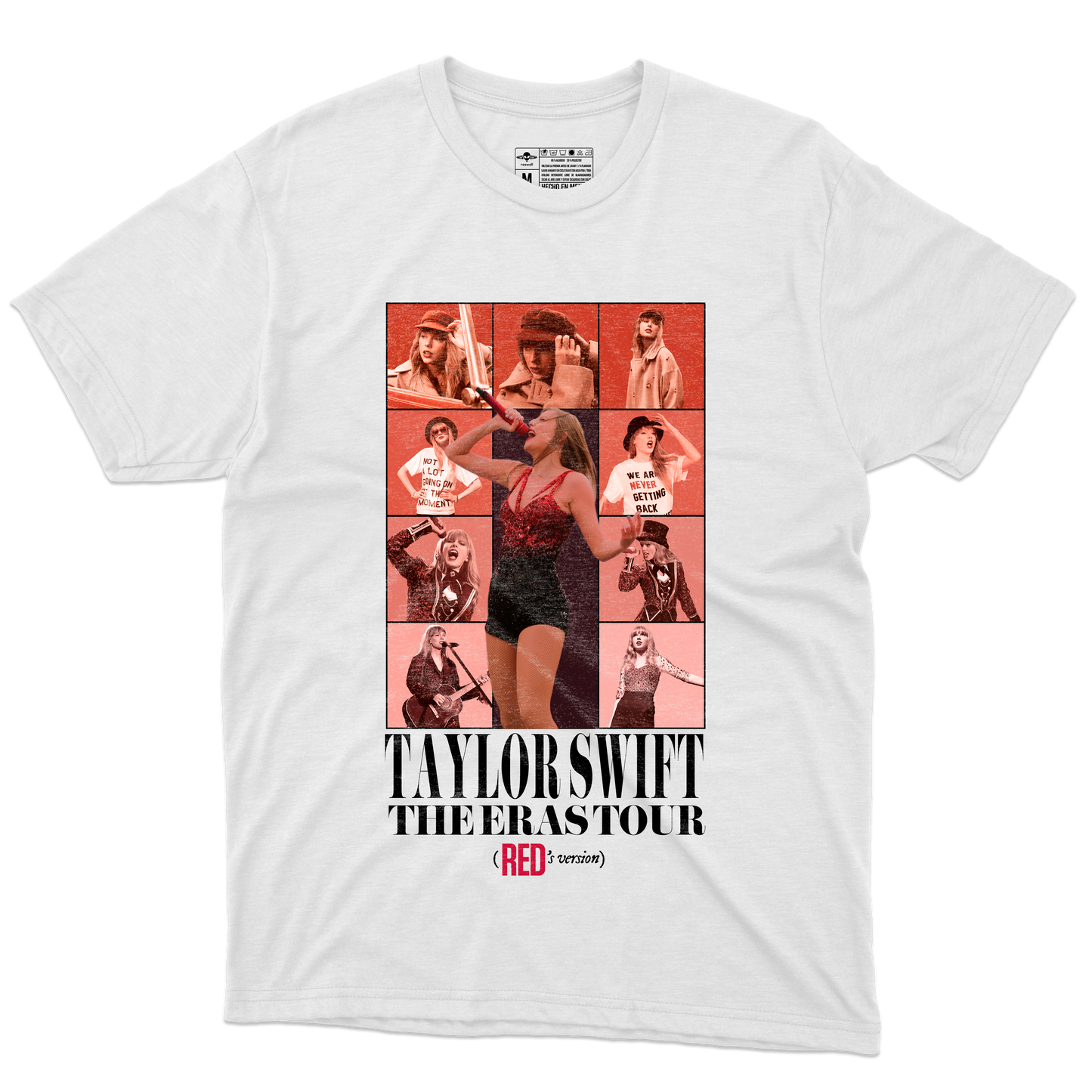 The Eras Tour [Red's version] Playera (Corte Regular)