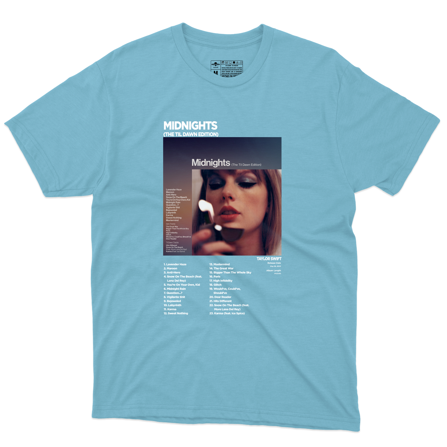Midnights Album Playera (Corte Regular)