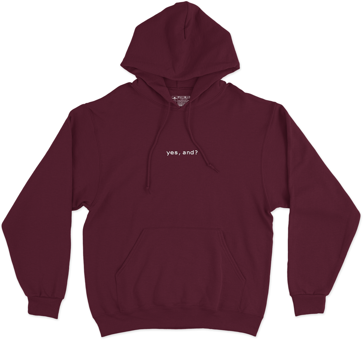 yes, and? [bordada] Hoodie