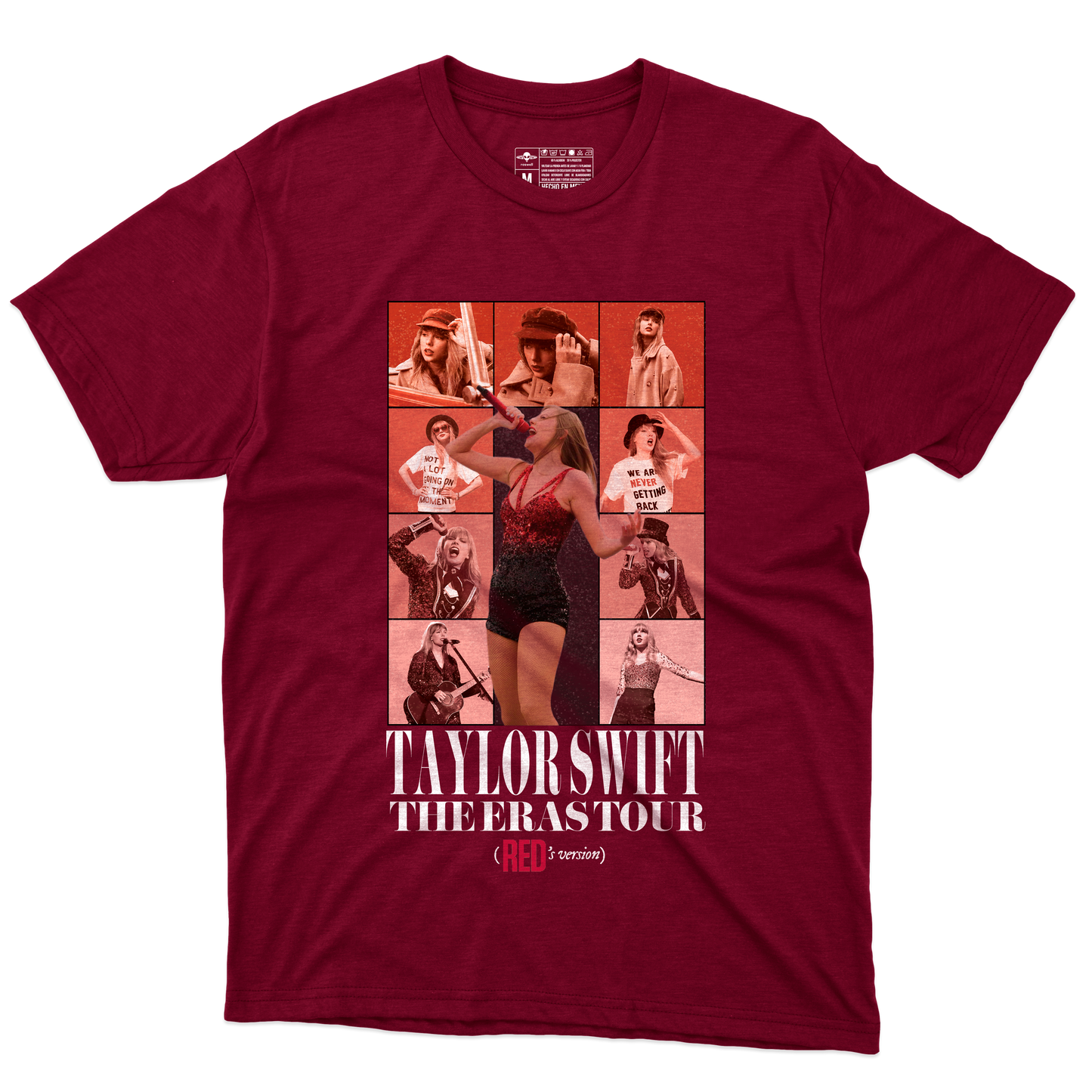 The Eras Tour [Red's version] Playera (Corte Regular)