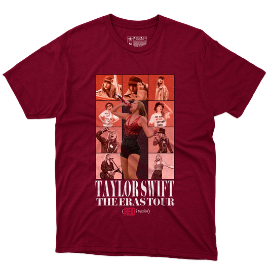 The Eras Tour [Red's version] Playera (Corte Regular)