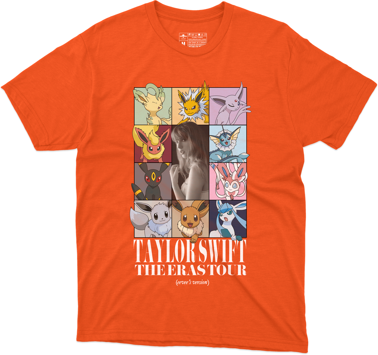 The Eras Tour [eevee's version] Playera (Corte Regular)