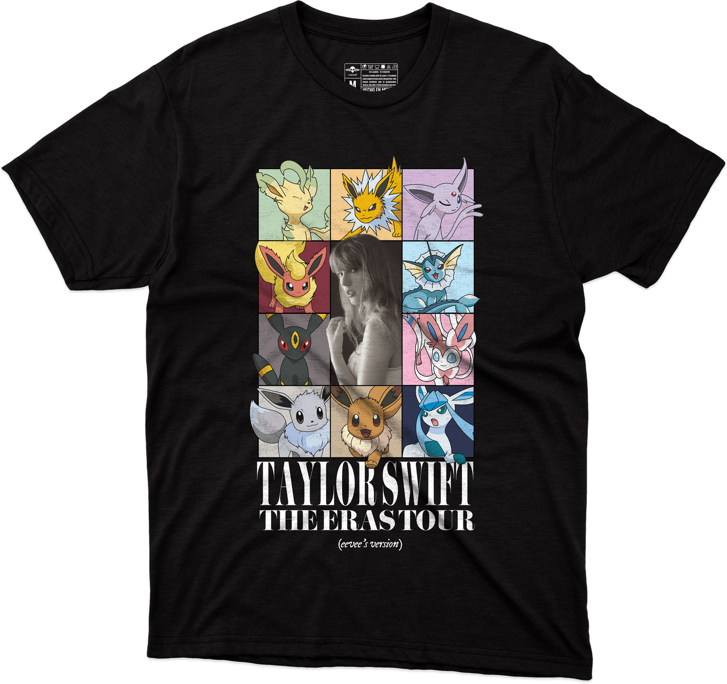 The Eras Tour [eevee's version] Playera (Corte Regular)