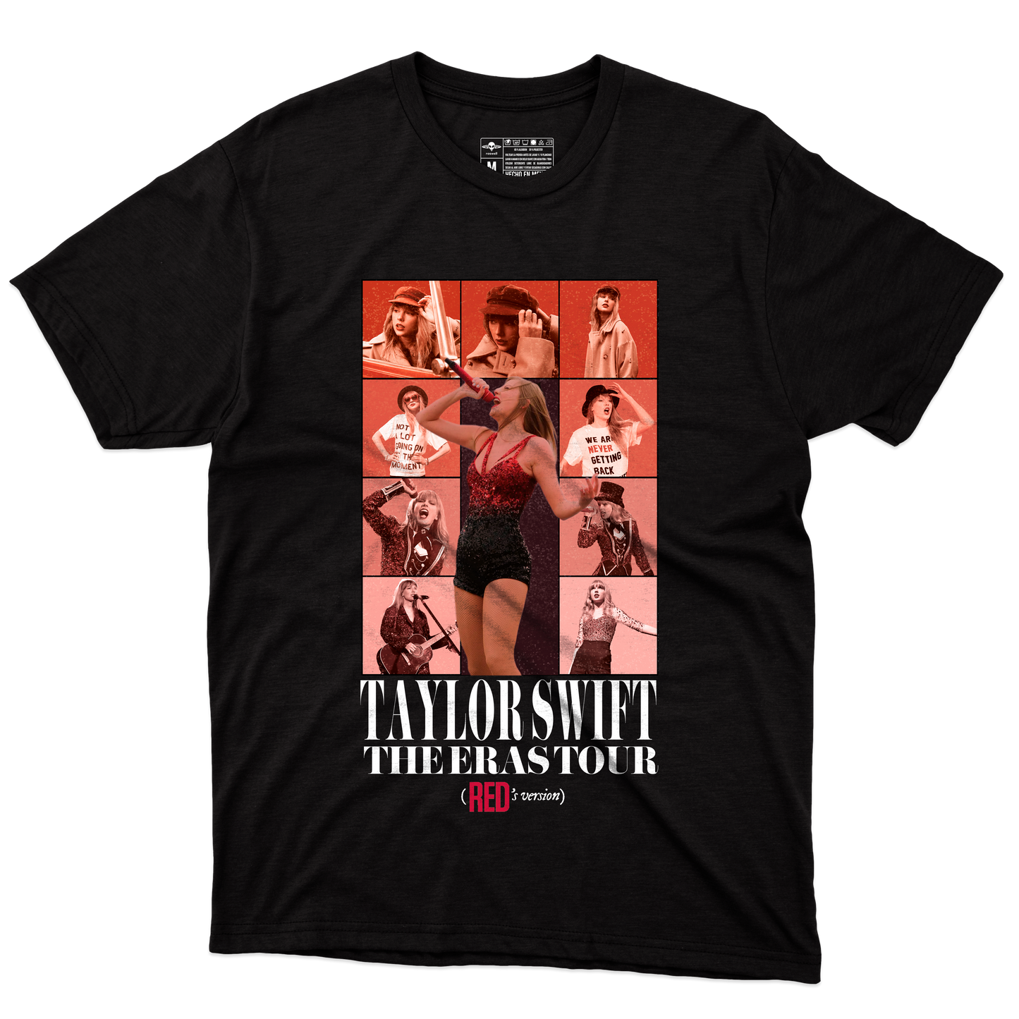 The Eras Tour [Red's version] Playera (Corte Regular)