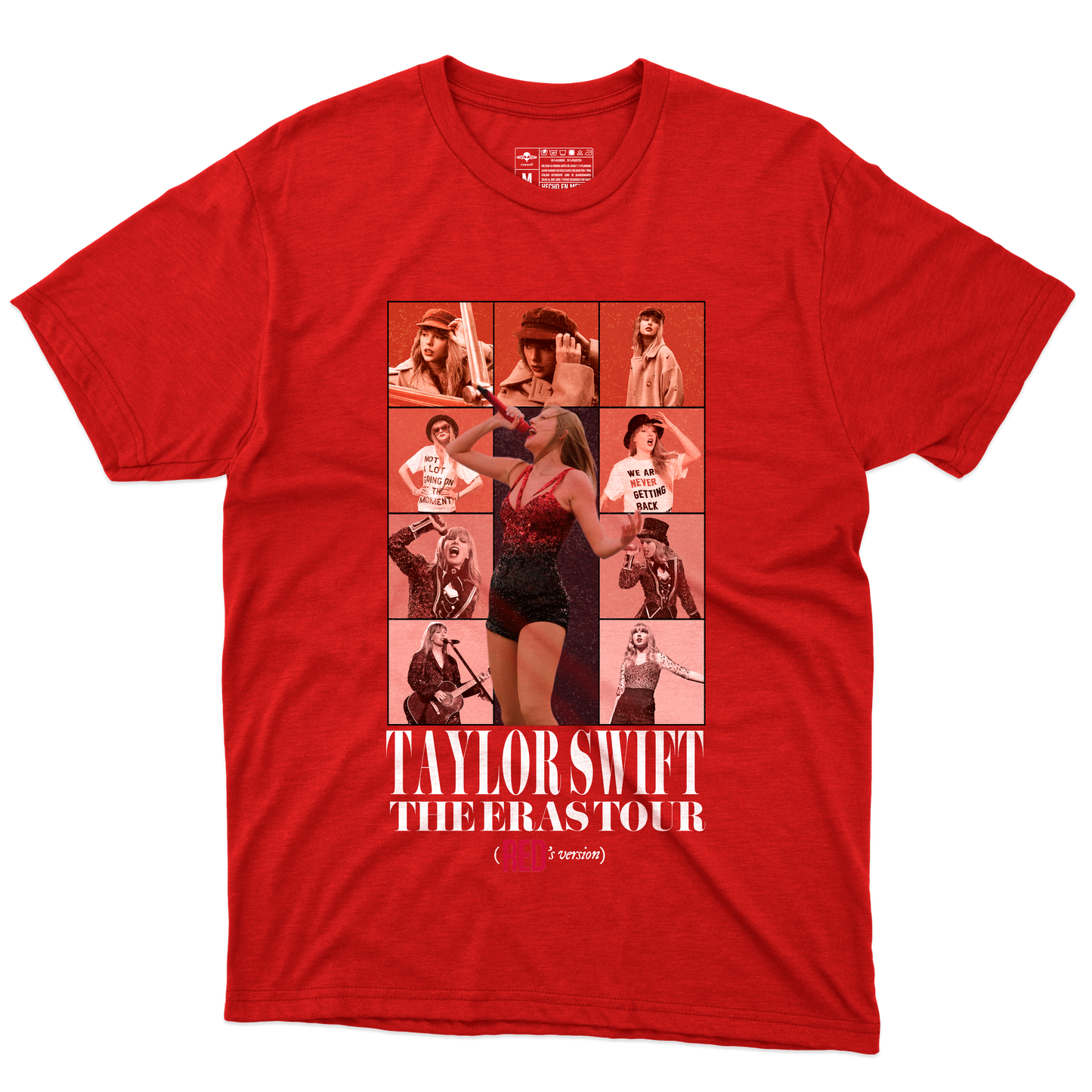 The Eras Tour [Red's version] Playera (Corte Regular)