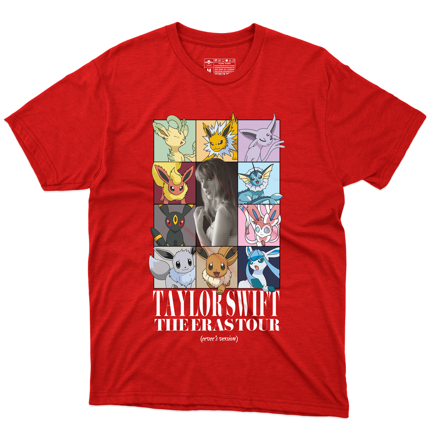 The Eras Tour [eevee's version] Playera (Corte Regular)